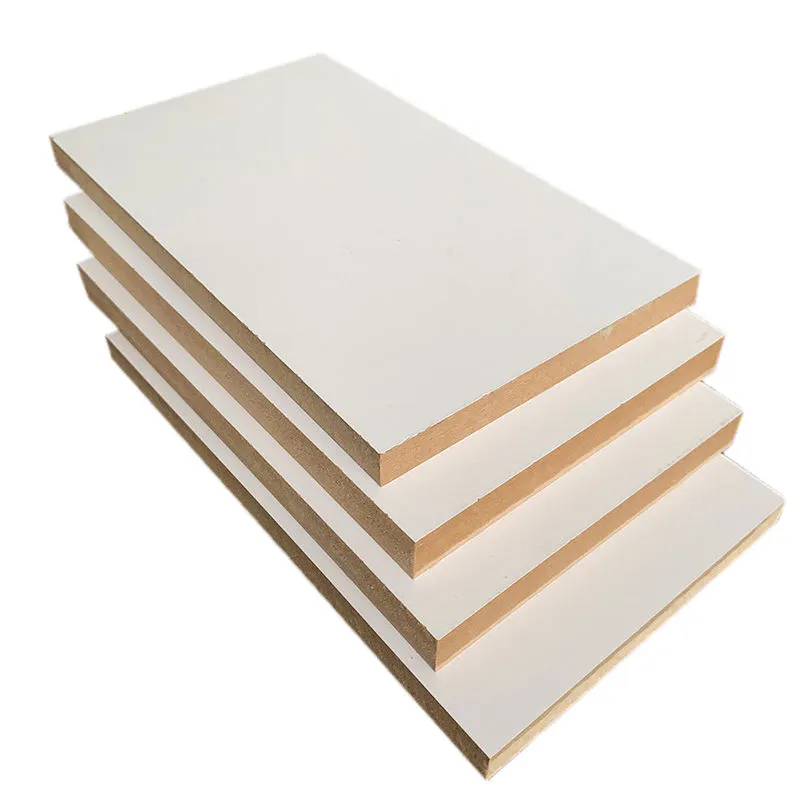 White Melamine Faced 4×8 Melamine Paper Laminated Mdf 15mm White Mdf for Furniture MDF Board